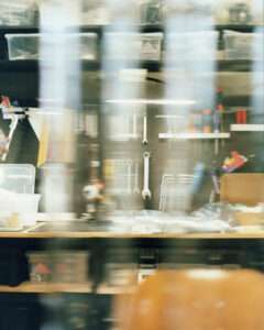 Studio Elémentaires crafting process, close-up of tools and materials