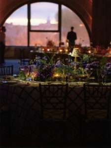 Dior guests enjoying the celebration in an elegant and artistic setting