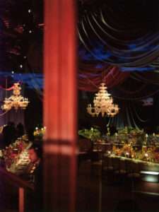 Luxurious Dior event at the Venice Arsenal, capturing the ambiance of the celebration