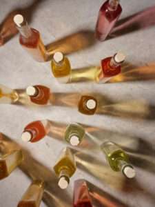 Krug bottle photographed to highlight the luxurious branding and design